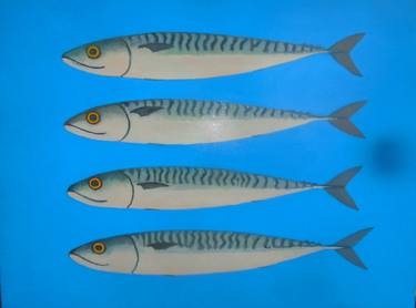 Original Fine Art Fish Painting by John Corkery