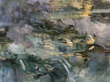 Saatchi Art Artist Bjørnar Aaslund; Paintings, “Minner fra et ikke eksisterende landskap XII” #art