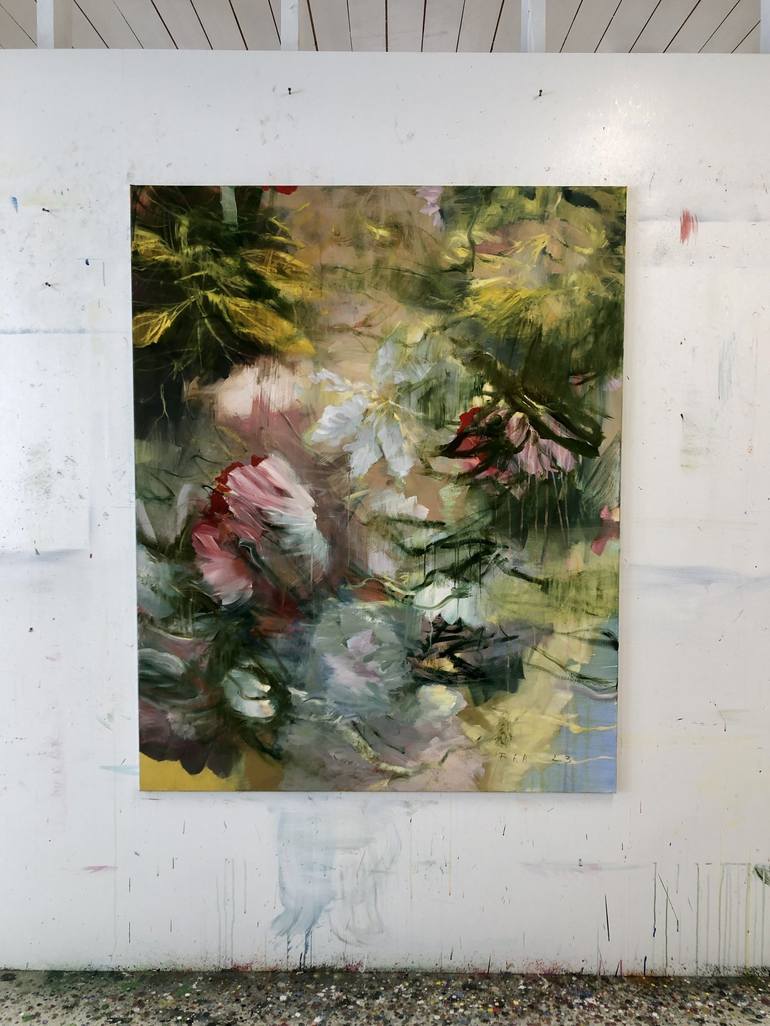 Original Contemporary Floral Painting by Bjørnar Aaslund