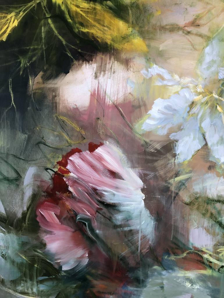 Original Floral Painting by Bjørnar Aaslund