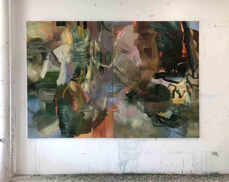 Original Abstract Painting by Bjørnar Aaslund