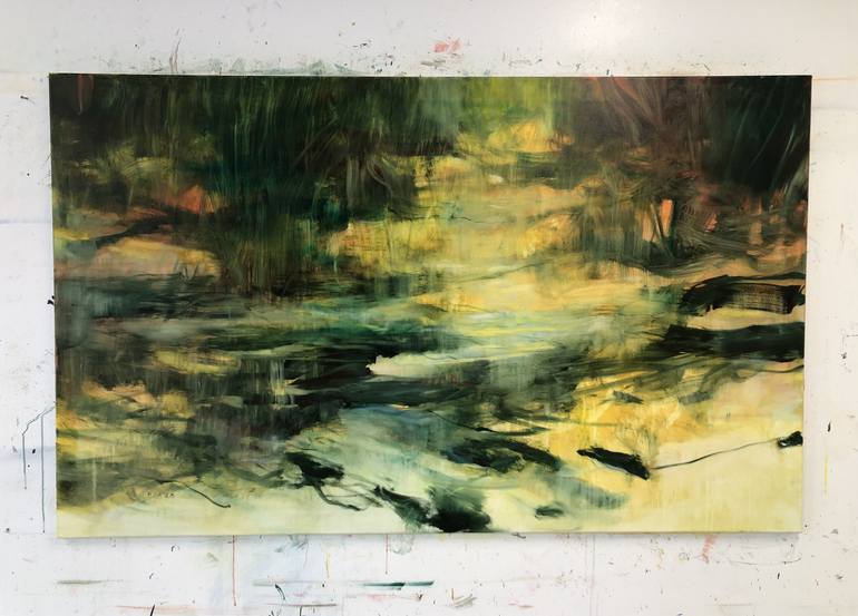 Original Abstract Expressionism Nature Painting by Bjørnar Aaslund