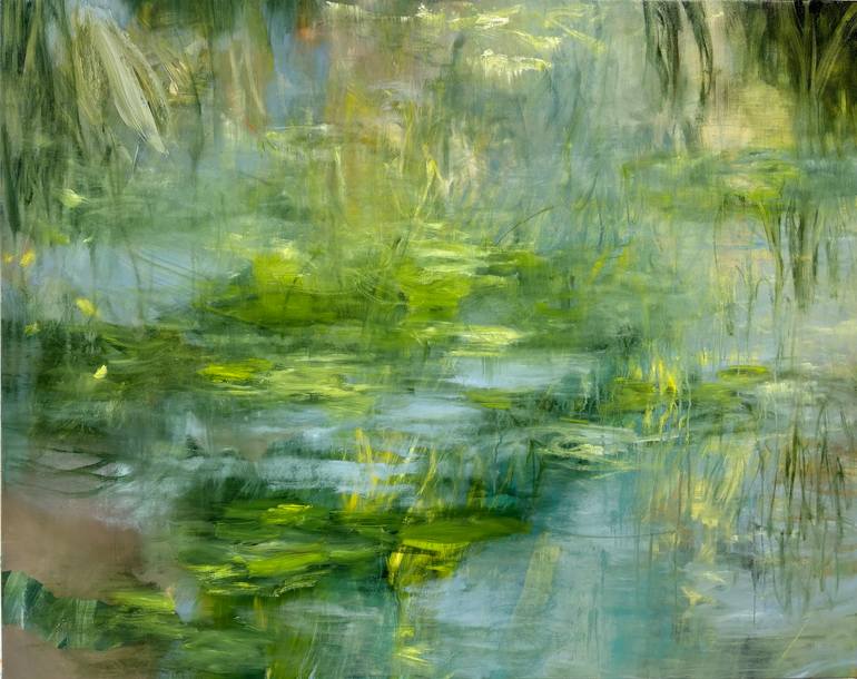 Original Impressionism Nature Painting by Bjørnar Aaslund