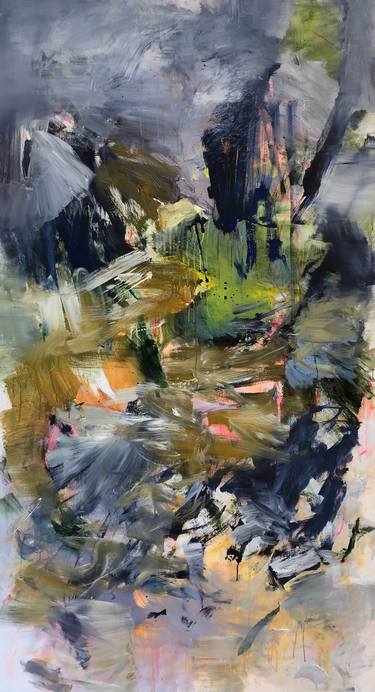 Print of Abstract Expressionism Landscape Paintings by Bjørnar Aaslund