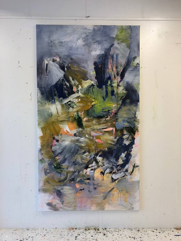 Original Abstract Expressionism Landscape Painting by Bjørnar Aaslund