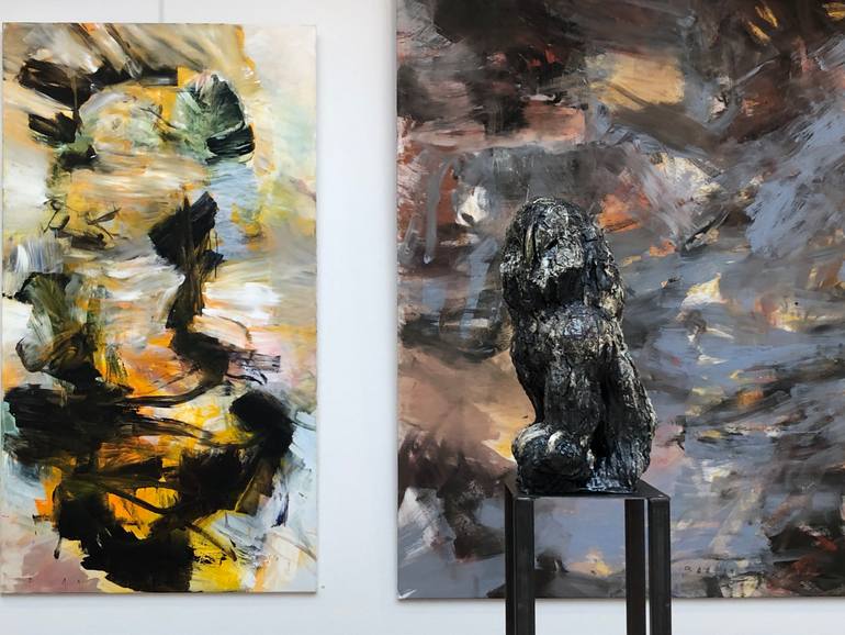 Original Abstract Painting by Bjørnar Aaslund