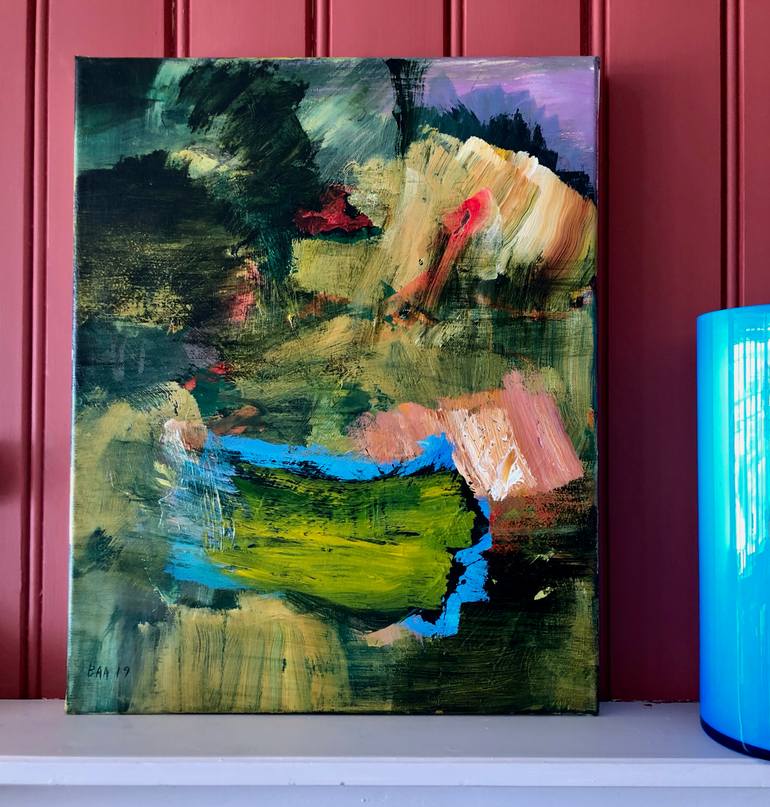 Original Abstract Expressionism Abstract Painting by Bjørnar Aaslund