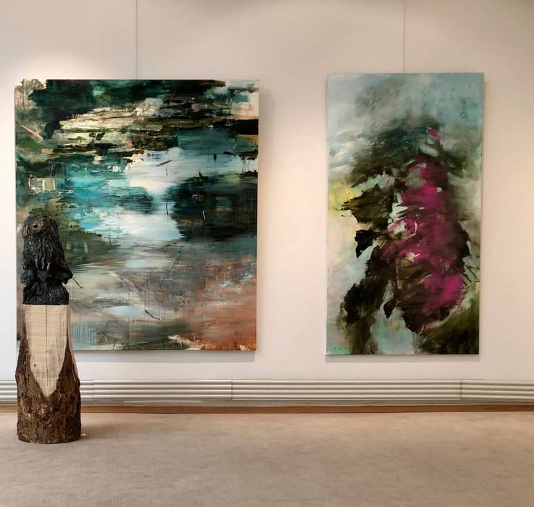 Original Expressionism Abstract Painting by Bjørnar Aaslund