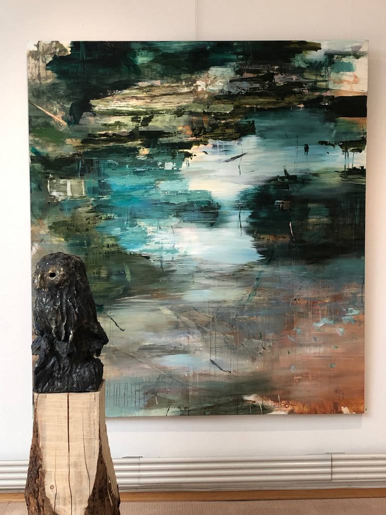 Original Expressionism Abstract Painting by Bjørnar Aaslund