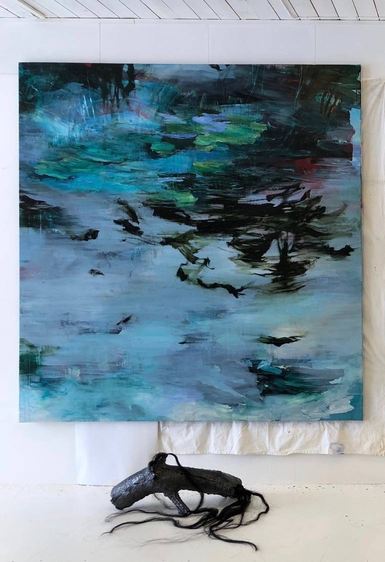 Original Abstract Painting by Bjørnar Aaslund