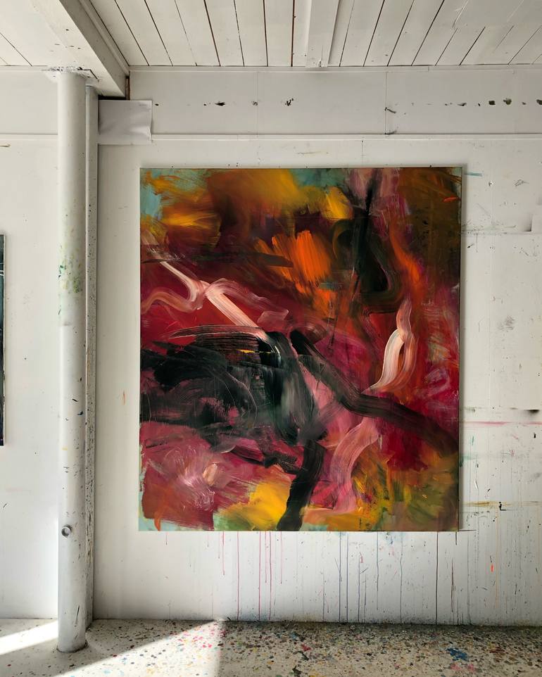 Original Abstract Painting by Bjørnar Aaslund