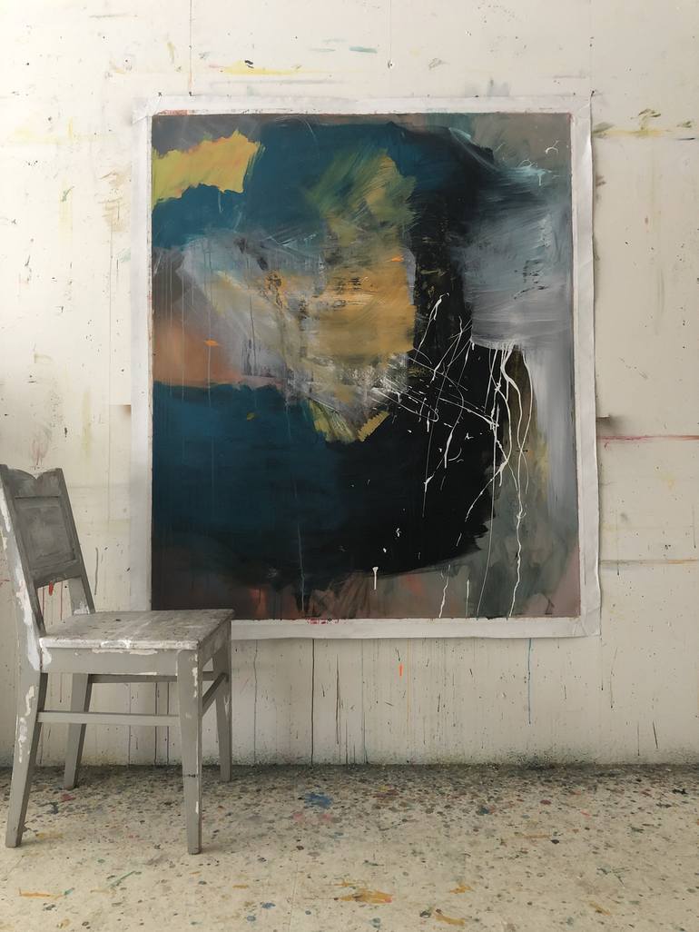 Original Abstract Painting by Bjørnar Aaslund