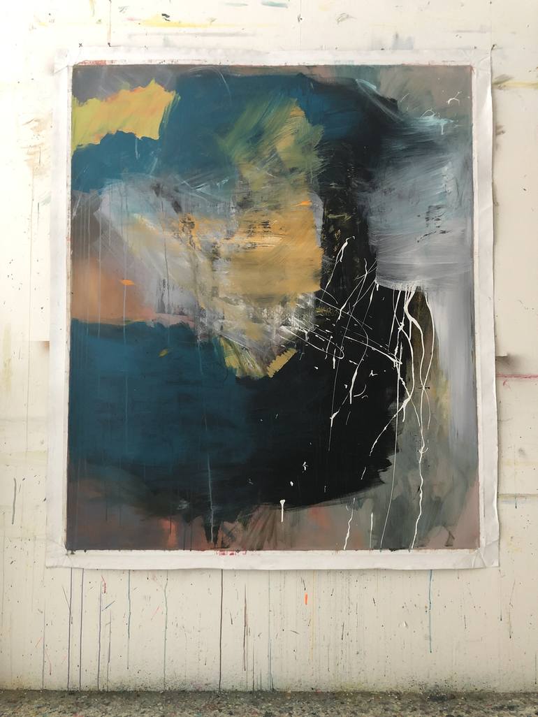 Original Abstract Painting by Bjørnar Aaslund