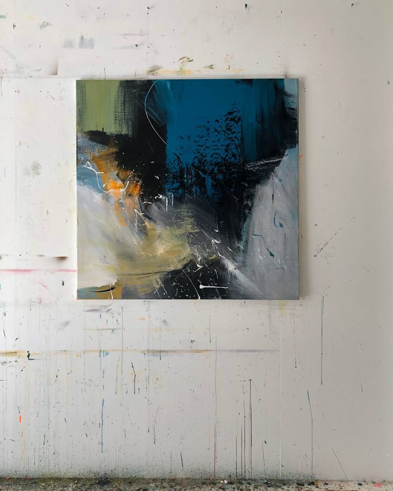 Original Abstract Painting by Bjørnar Aaslund