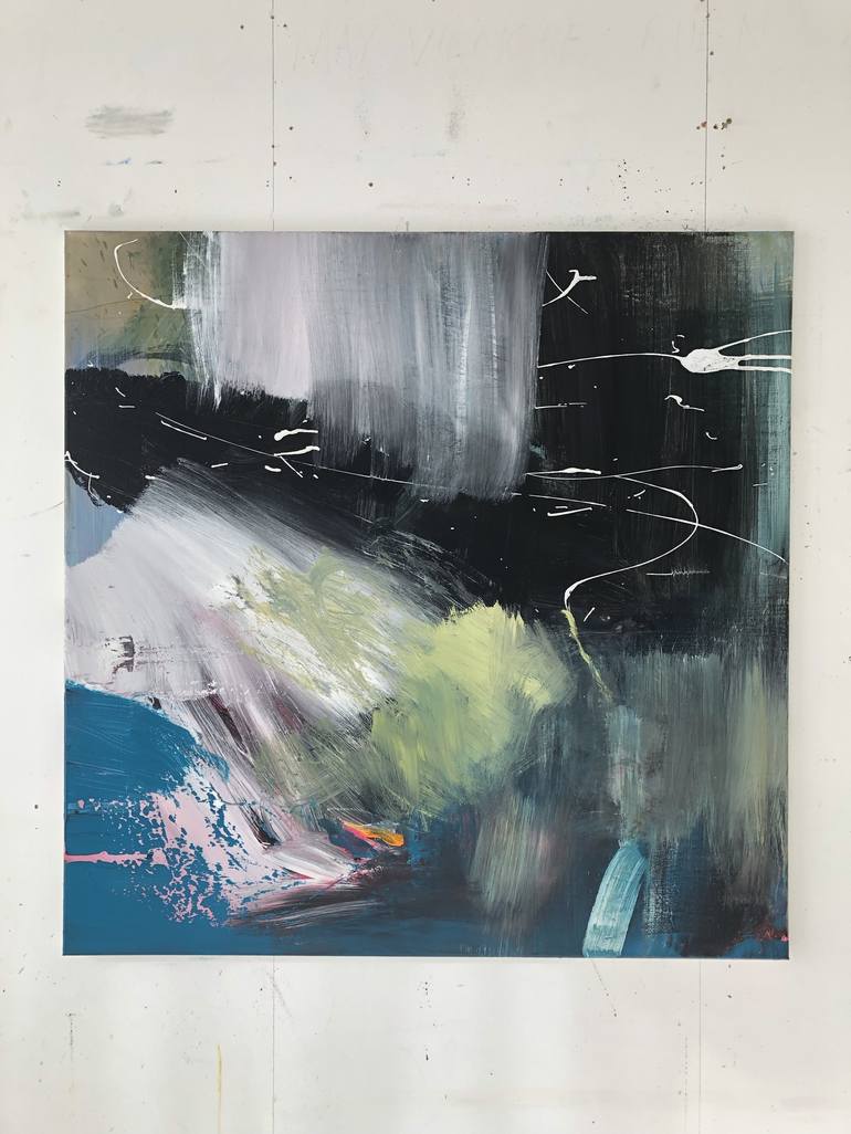 Original Abstract Painting by Bjørnar Aaslund