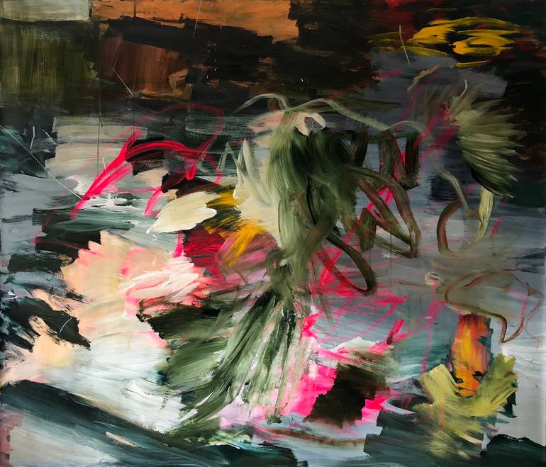 Original Abstract Expressionism Abstract Paintings by Bjørnar Aaslund