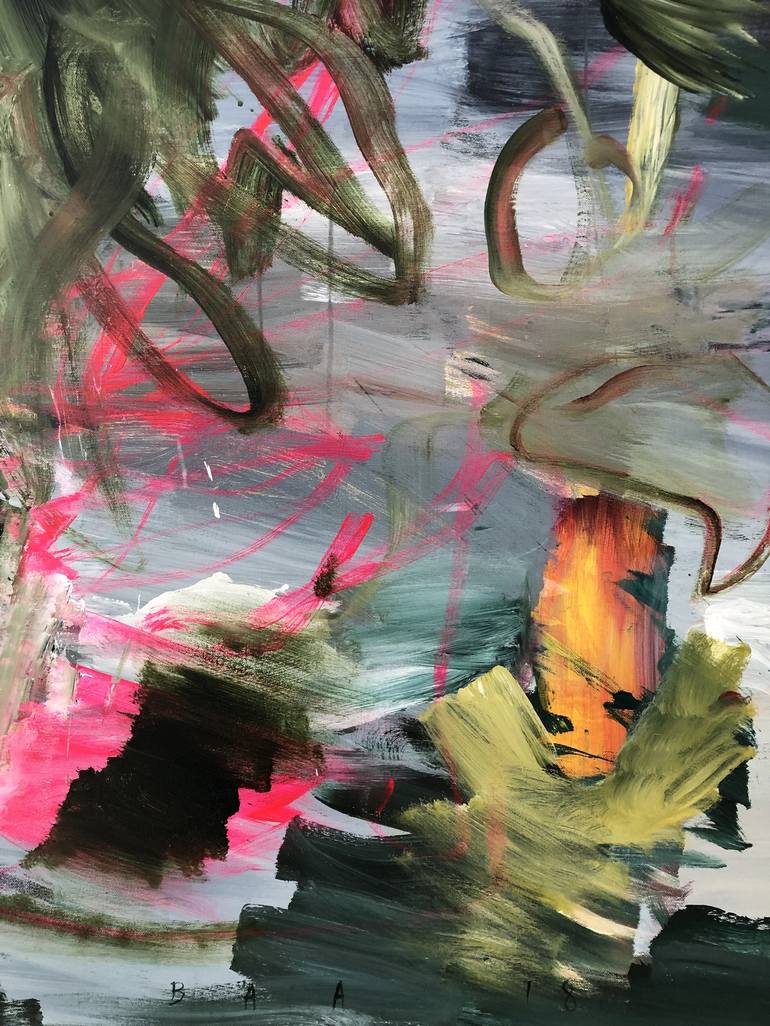 Original Abstract Painting by Bjørnar Aaslund