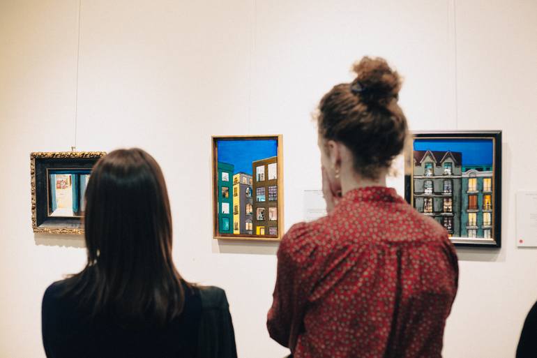 Original Figurative Cities Painting by Karlijn Surminski