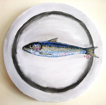Print of Figurative Fish Paintings by Karlijn Surminski