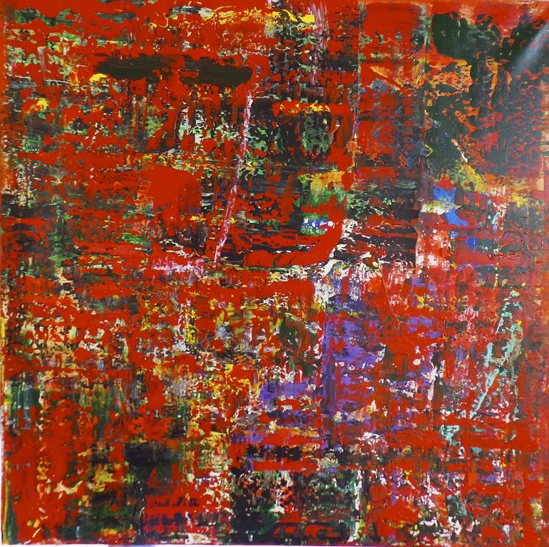 Red is a happy colour Painting by Yasmin Drummond | Saatchi Art