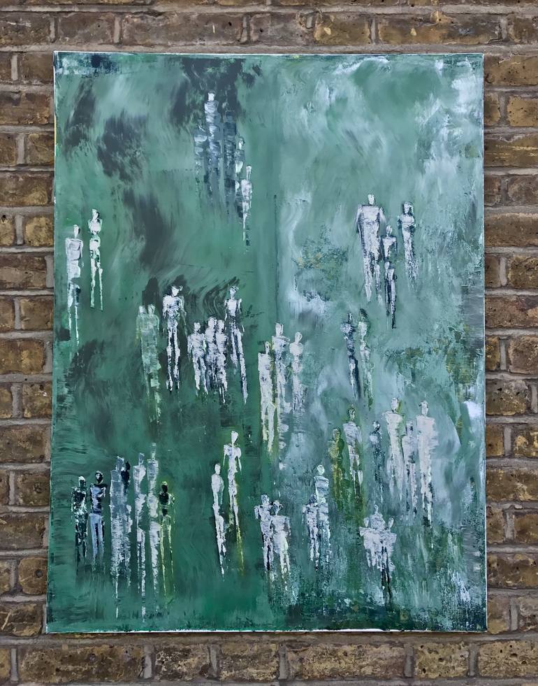 Original Abstract Expressionism Abstract Painting by Yasmin Drummond