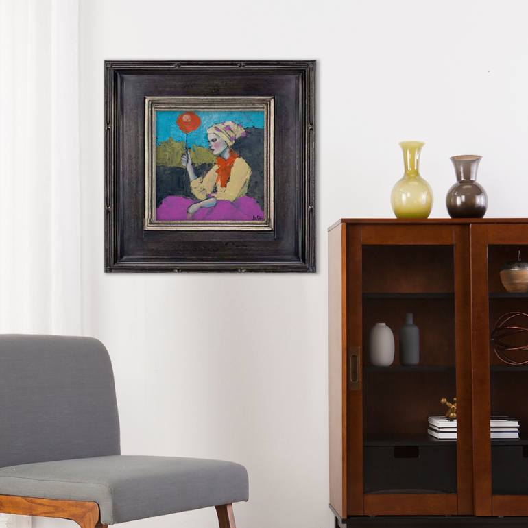 Original Conceptual People Painting by Lisa Sofia