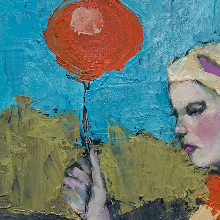 Original Conceptual People Painting by Lisa Sofia