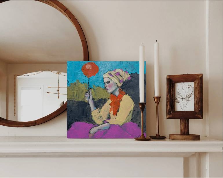 Original Conceptual People Painting by Lisa Sofia