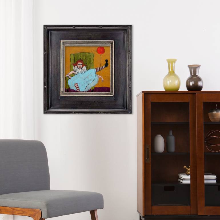 Original Conceptual People Painting by Lisa Sofia