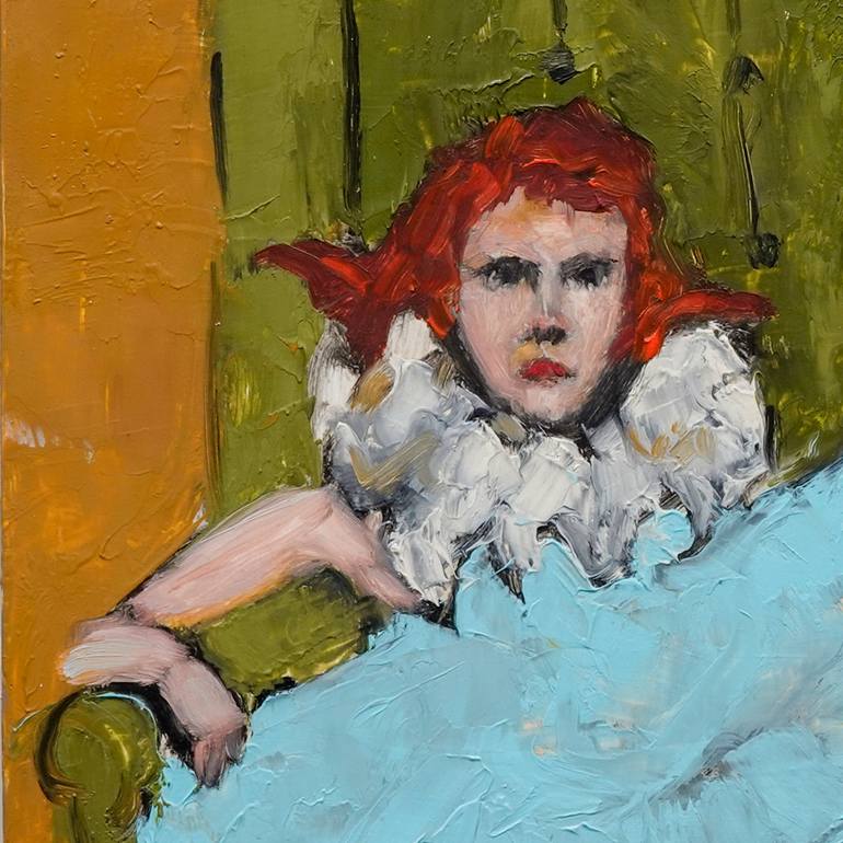 Original Conceptual People Painting by Lisa Sofia