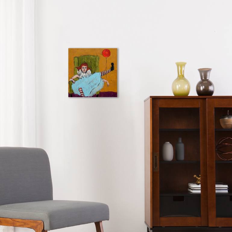 Original Conceptual People Painting by Lisa Sofia