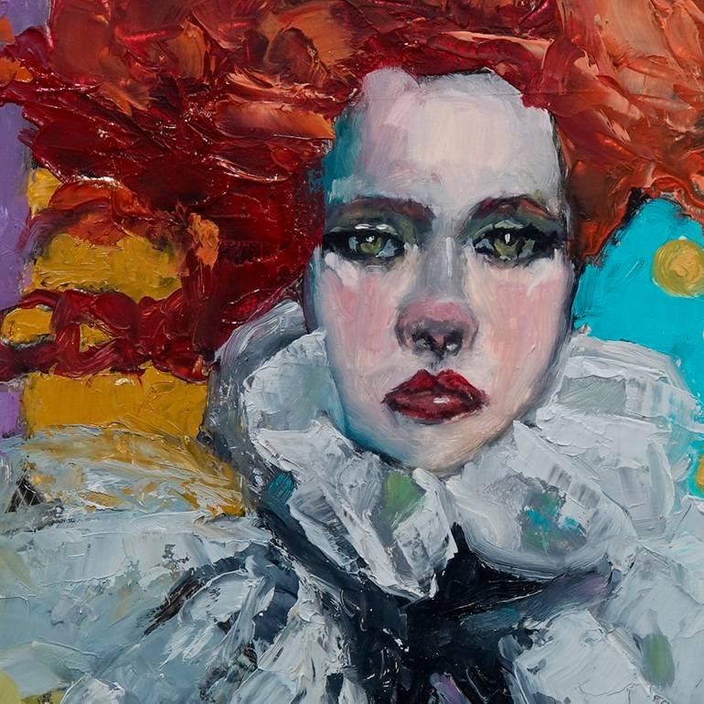 Original Conceptual People Painting by Lisa Sofia