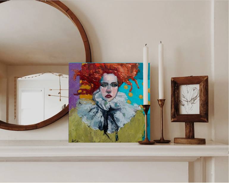 Original Conceptual People Painting by Lisa Sofia