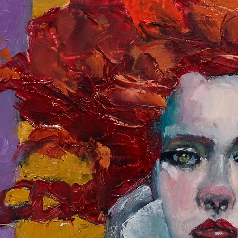 Original Conceptual People Painting by Lisa Sofia