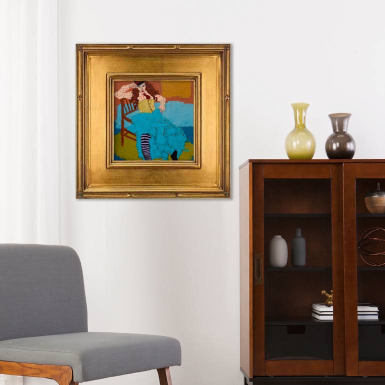 Original Conceptual People Painting by Lisa Sofia
