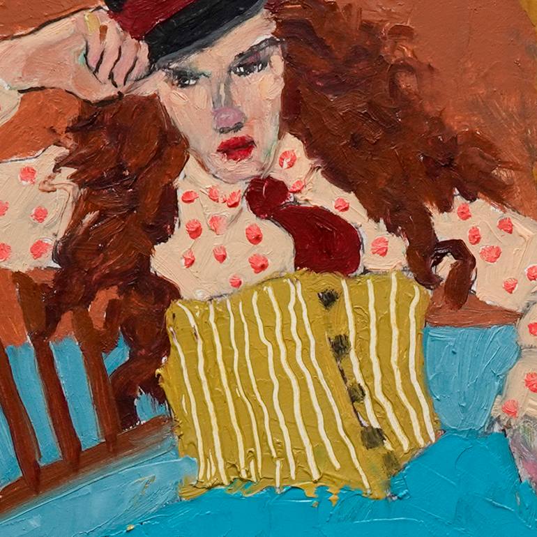 Original Conceptual People Painting by Lisa Sofia