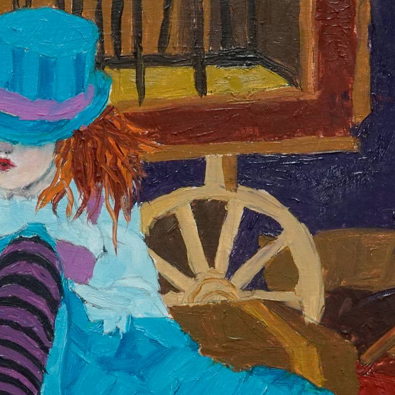 Original Art Nouveau People Painting by Lisa Sofia