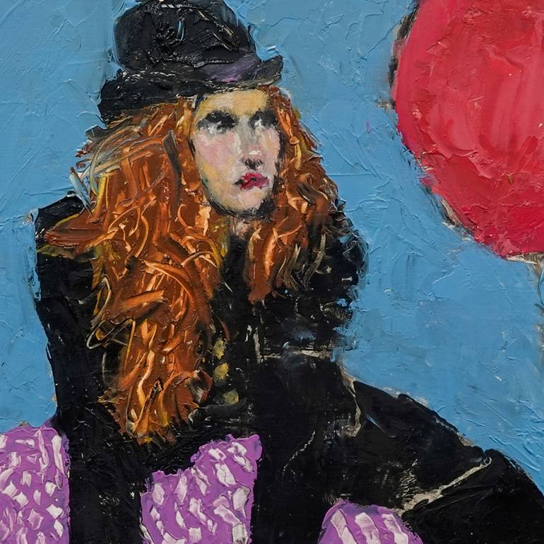 Original Art Nouveau People Painting by Lisa Sofia