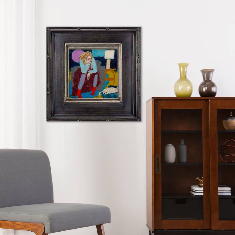 Original Art Nouveau People Painting by Lisa Sofia