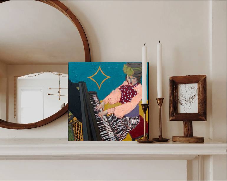 Original Post-impressionism People Painting by Lisa Sofia