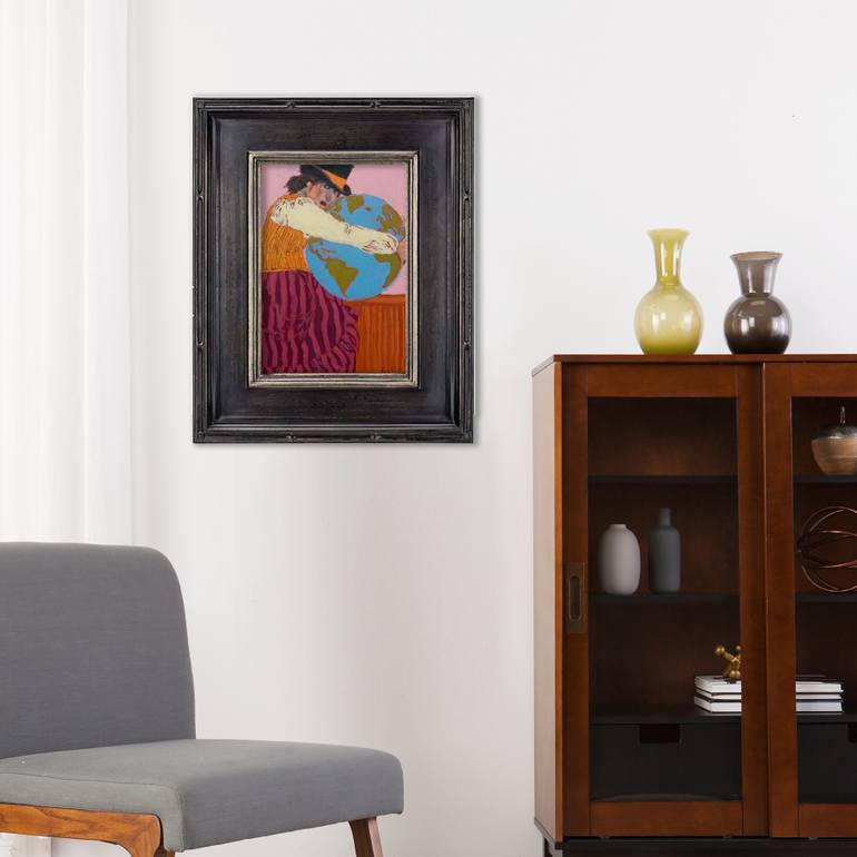 Original Art Deco Women Painting by Lisa Sofia