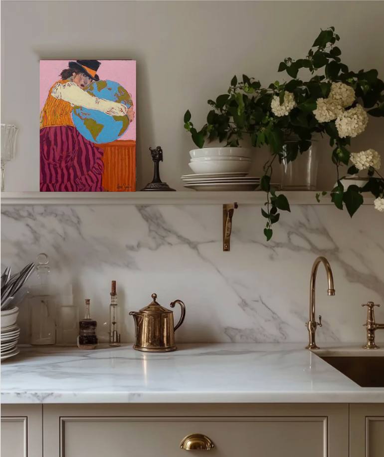Original Art Deco Women Painting by Lisa Sofia