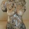 In recent years I started doing some ceramics, and I'm particularly enamored by the Raku firing process. I did this little torso last year and the natural weathered look really reminds me of how everything, including our bodies, is a play of the elements.
Given measurements are at the tallest and widest areas. The piece is hollow, so not very heavy, and easy to display.