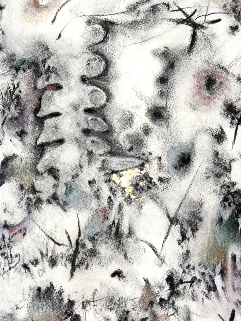 Original Abstract Expressionism Abstract Drawing by Mieke Blees