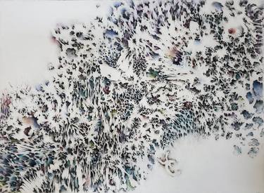 Saatchi Art Artist Mieke Tracy; Drawing, “Elemental meeting” #art