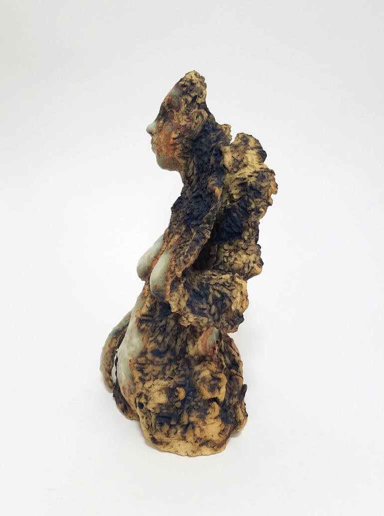 Original Figurative Nude Sculpture by Mieke Blees