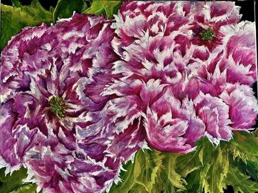 Original Expressionism Floral Paintings by Ruth Conter
