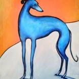 Blue Galgo by Marjory Mulrooney
