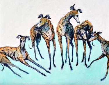 Original Contemporary Animal Paintings by Marjory Mulrooney