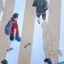 Detail close up fo artwork